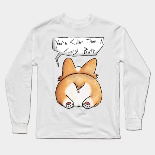 Corgi Butt Long Sleeve T-Shirt